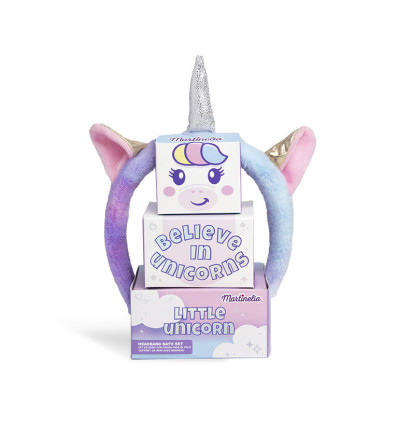 MARTINELIA LITTLE UNICORN HAIRBAND BATH SET R 44088