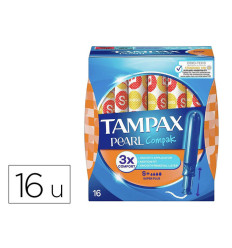 TAMPAX PEARL COMPAK SUPER PLUS 16 UNIDADES