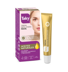 TAKY ORO CREMA DEPILATORIA ACEITES NATURALES FACIAL 20 ml