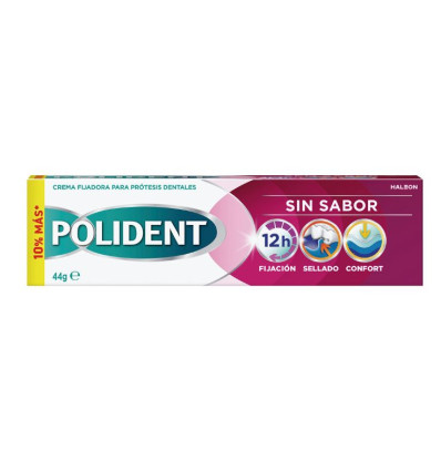 POLIDENT CREMA FIJADORA PARA PRÓTESIS DENTAL SIN SABOR 40 ML