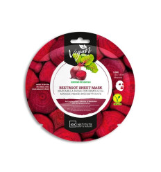 IDC MASCARILLA FACIAL DE TELA CON REMOLACHA ANTIENVEJEVIMIENTO Y ANTIPIGMENTACION BEETROOT SHEET MASK 1 UNIDAD