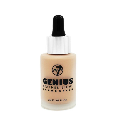 W7 GENIUS FOUNDATION SAND BEIGE 30 ml