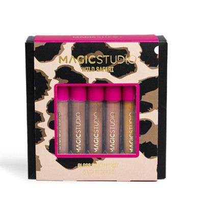 MAGIC STUDIO PINK SAFARI 5 LIP GLOSSES R 68090