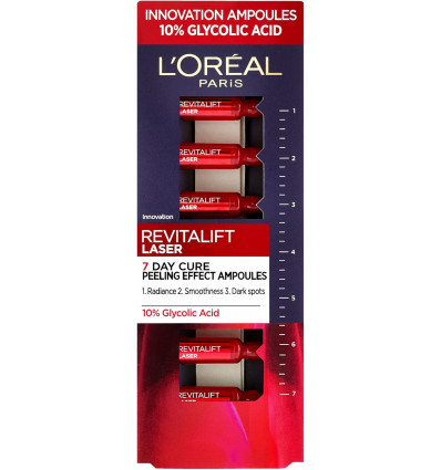 LOREAL REVILTALIFT LASER AMPOLLAS 7 X 1 ml