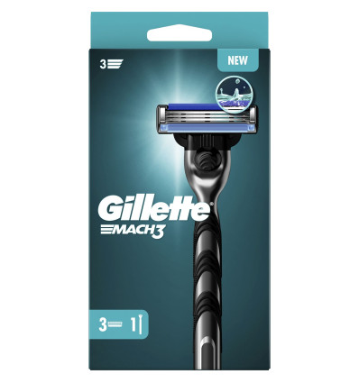 GILLETTE MACH 3 PACK MANGO + 3 RECAMBIOS