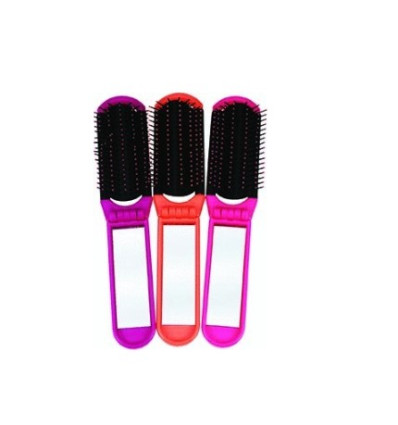 BODY COLLECTION FOLDING BRUSH WITH MIRROR R 3022NEW