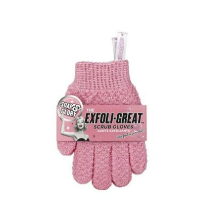 THE EXFOLI-GREAT guantes exfoliantes 1 par