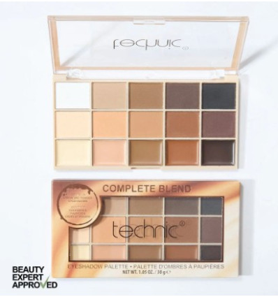 TECHNIC 15 PAN EYESHADOW PALETTE - COMPLETE BLEND R 24531