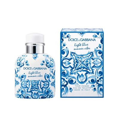 DOLCE & GABBANA LIGHT BLUE SUMMER VIBES P/ HOMME EDT 125 ml