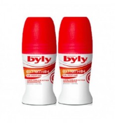 BYLY EXTREM 72H SIN PERFUME DEO ROLLON DUPLO 50+50 ml